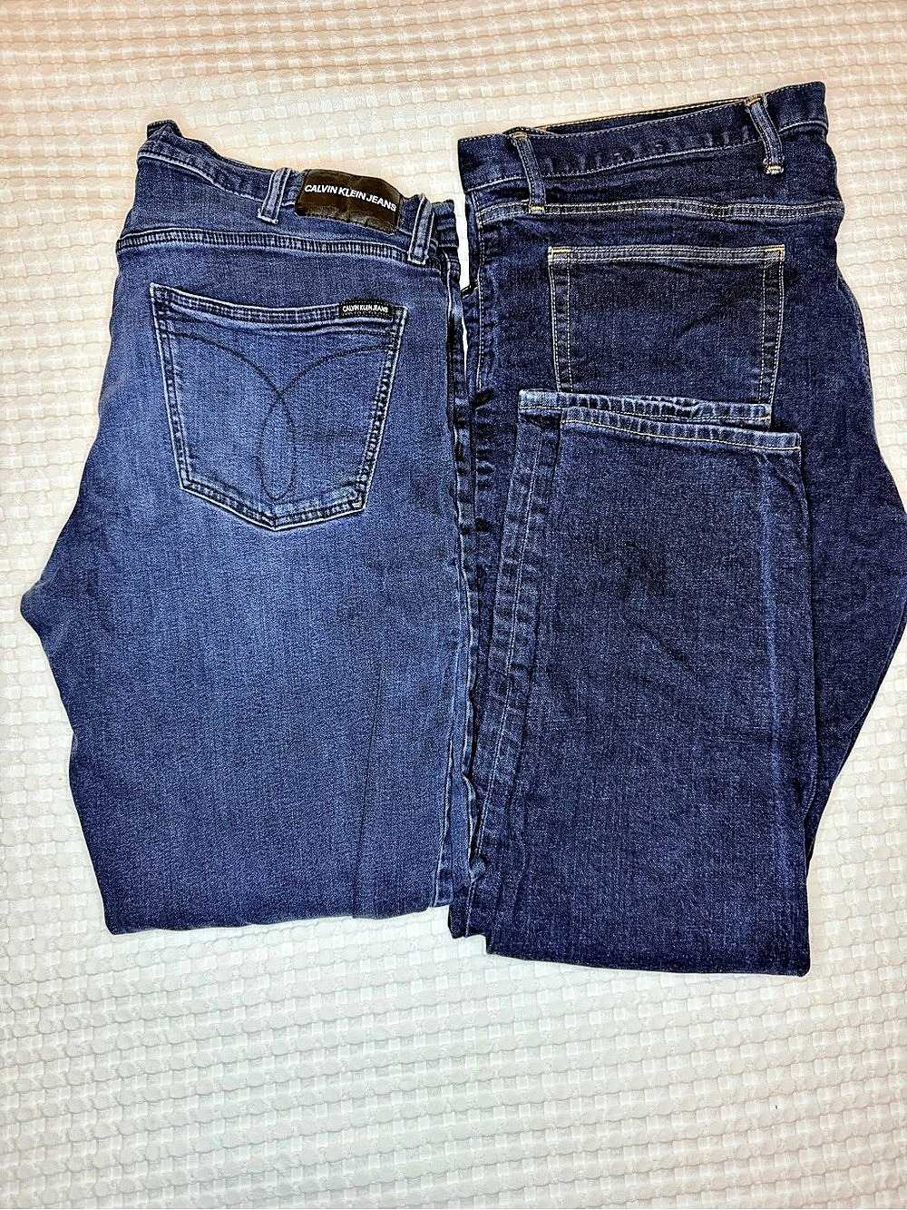 Lot of 2 Men’s Jeans 40x32 - Calvin Klein Straight & GAP Straight Taper